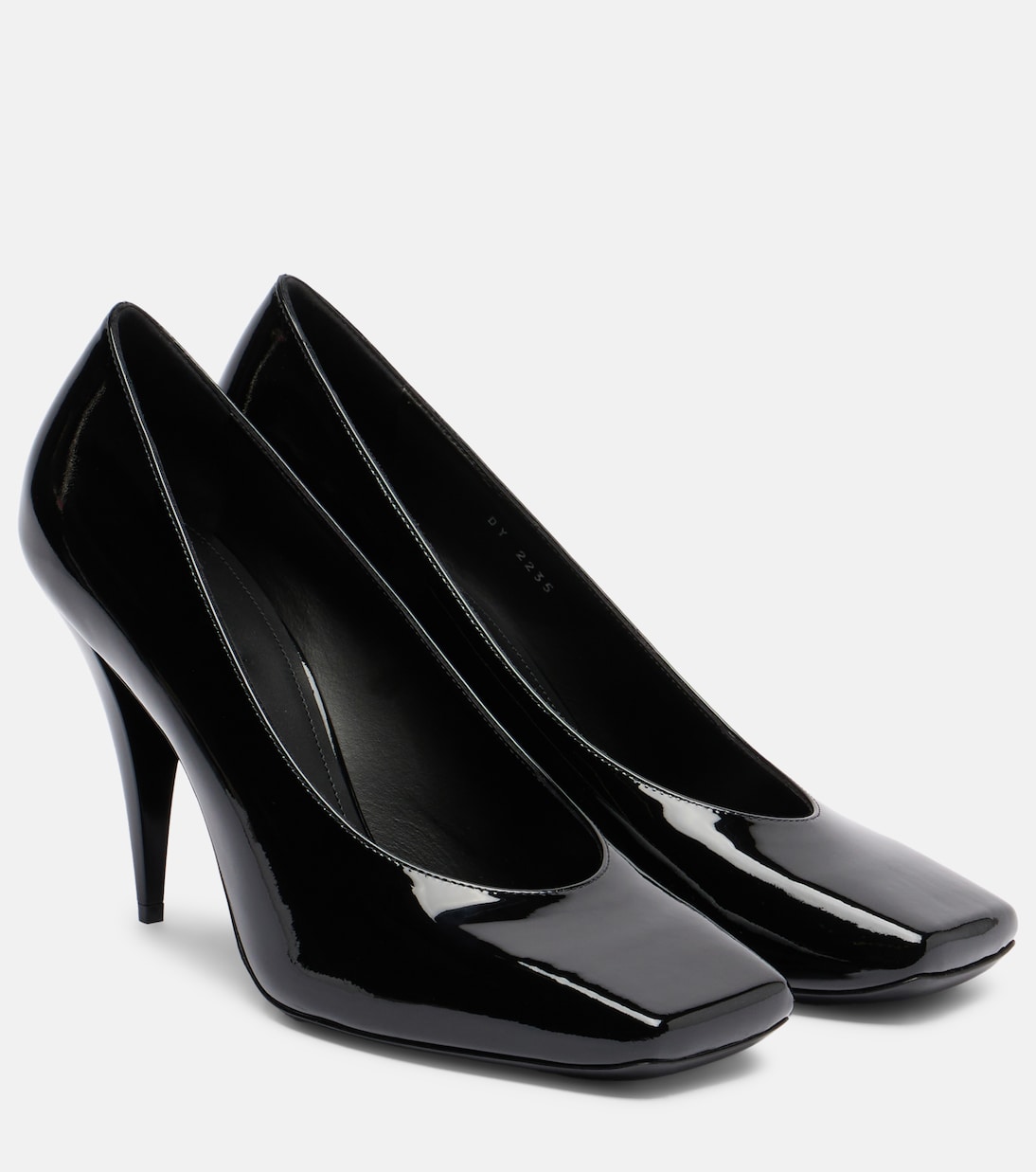 Туфли-лодочки из лакированной кожи Sliced Square 95 Givenchy, черный