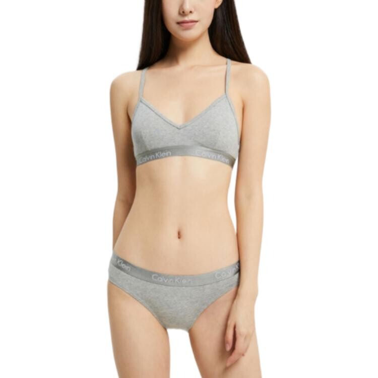 Женские трусы Calvin Klein, цвет 1 set of 3 strips (black + gray + red) — фото 2