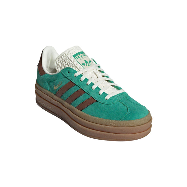Кроссовки gazelle bold 'green brown' Adidas, зеленый — фото 3
