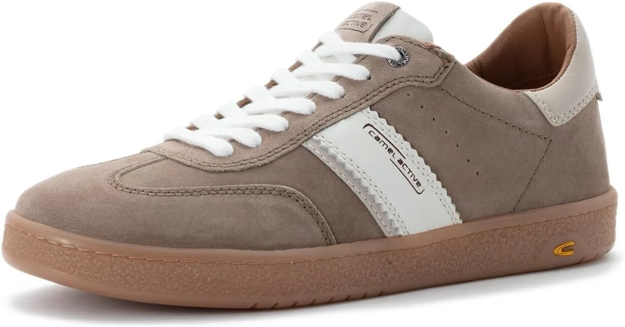 Мужские замшевые кроссовки Camel Active, белый/бежевый — фото 3