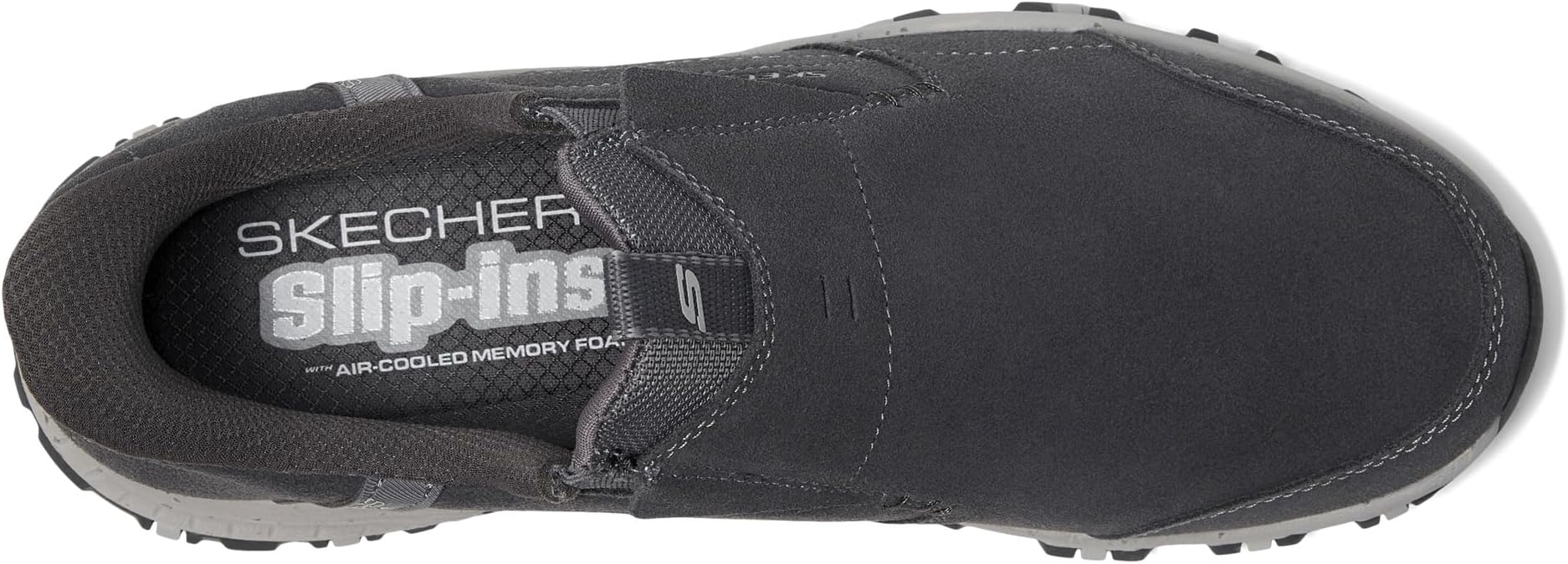 Кроссовки SKECHERS Hillcrest Cedar Root Hands Free Slip-in, Charcoal — фото 2
