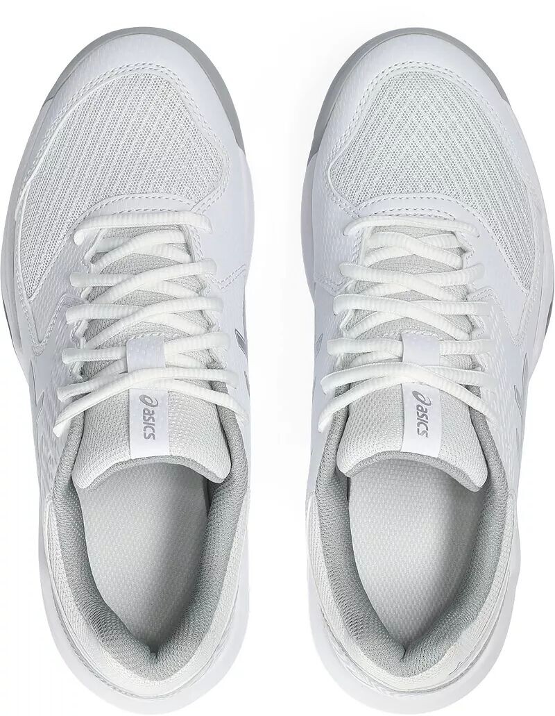 Женские теннисные туфли Asics Gel-Dedicate 8, белый/серебристый — фото 4