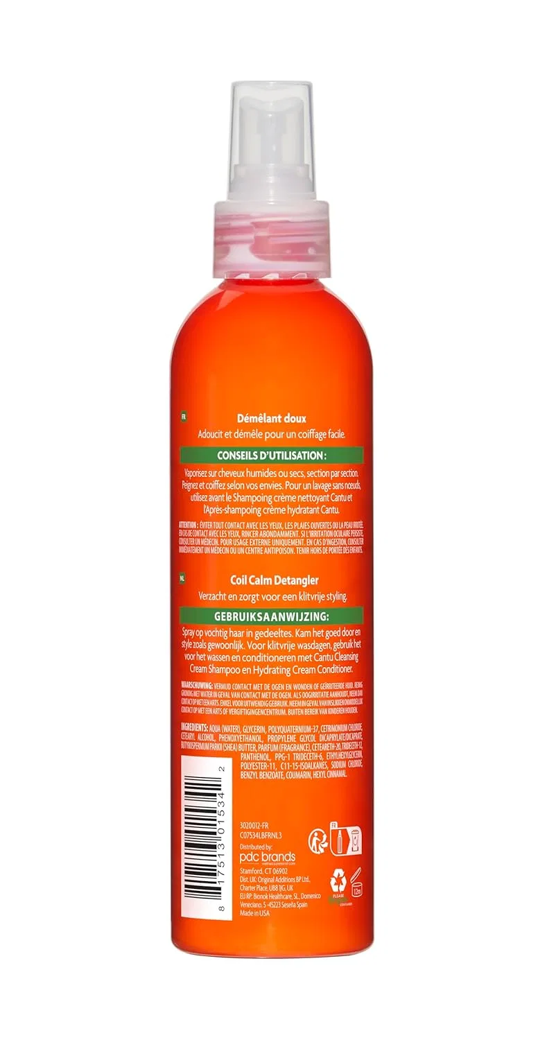 Спрей-детанглер Cantu Shea Butter Coil Calm для натуральных волос, 237 мл Cantu — фото 2