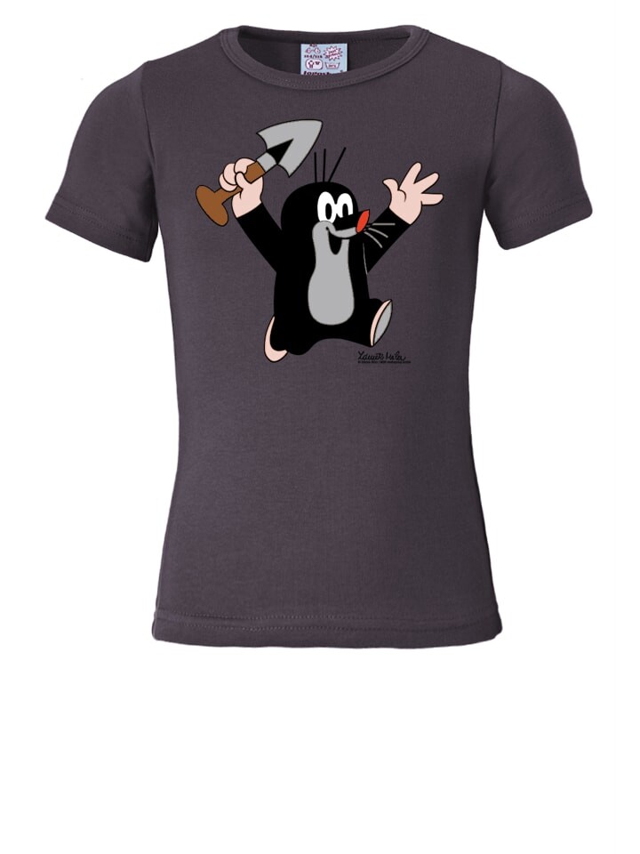 

Футболка Logoshirt Der kleine Maulwurf, цвет blau-grau