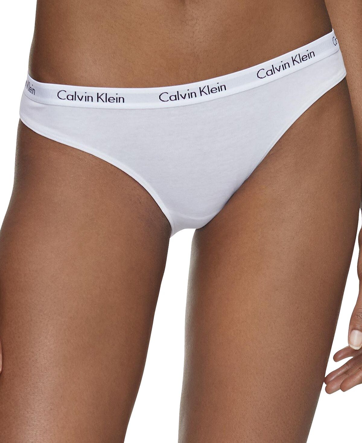Женское хлопковое нижнее белье, трусы из 3 штук QD3588 Calvin Klein — фото 2