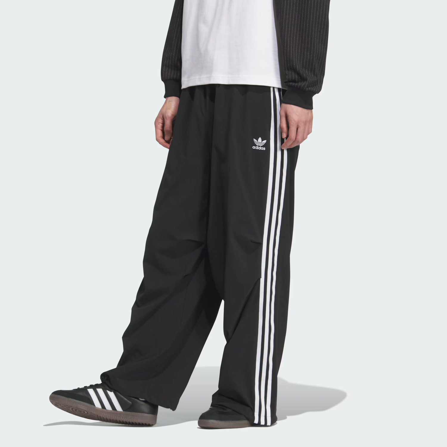 Спортивные штаны Parachute мужские Adidas Originals, черный — фото 4