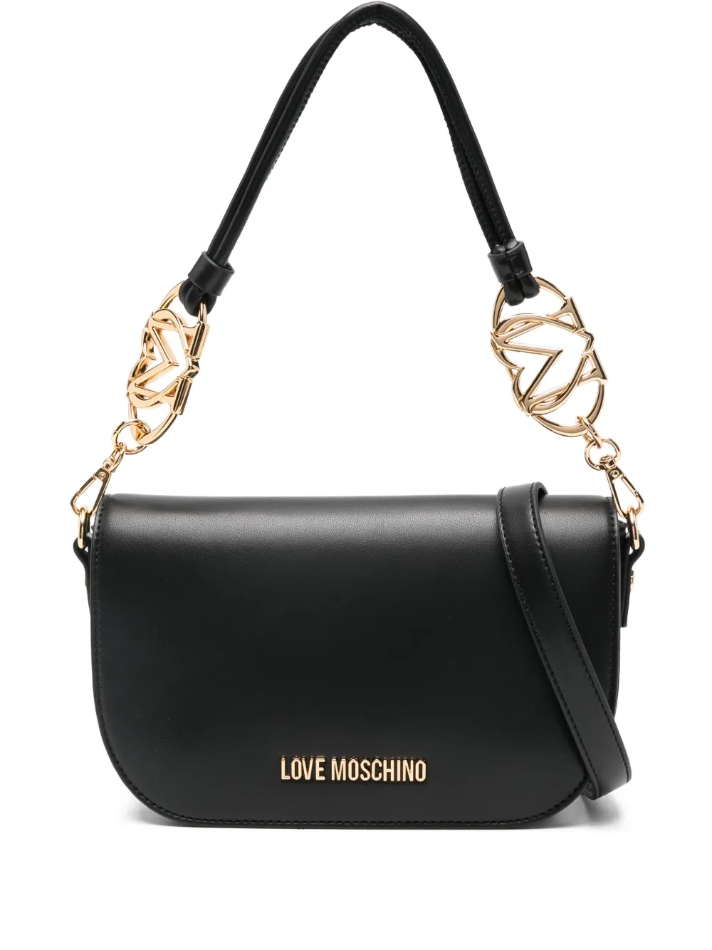 

Сумка на плечо с цепочкой Love Moschino, черный