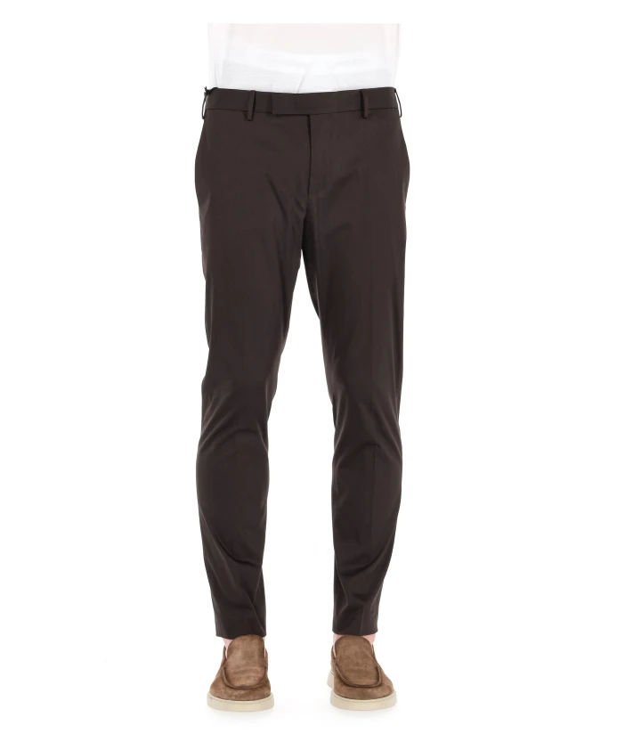 

Коричневые хлопчатобумажные брюки, модель dieci Pt Torino, коричневый