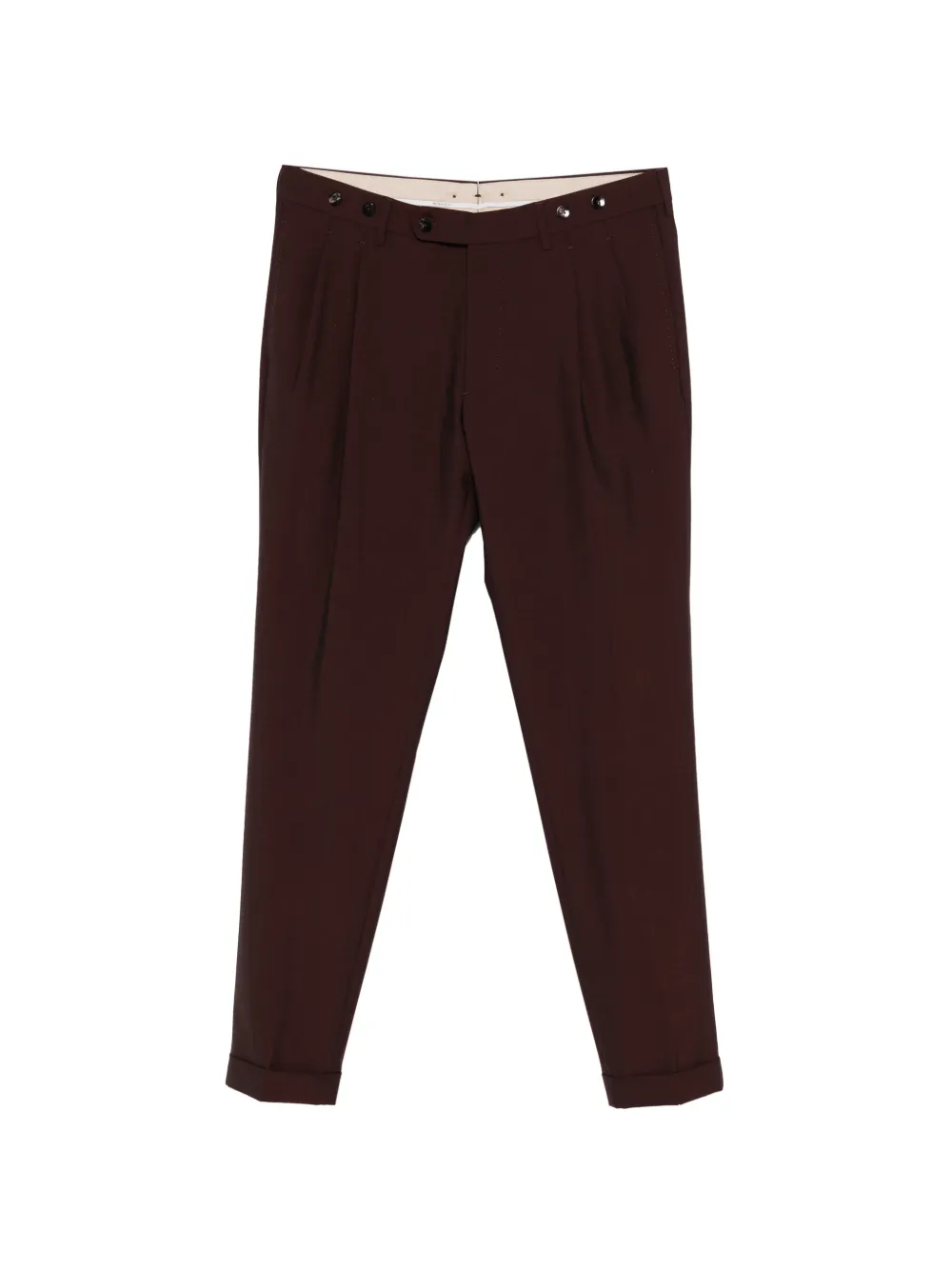 

Брюки с манжетами и складками Berwich, коричневый