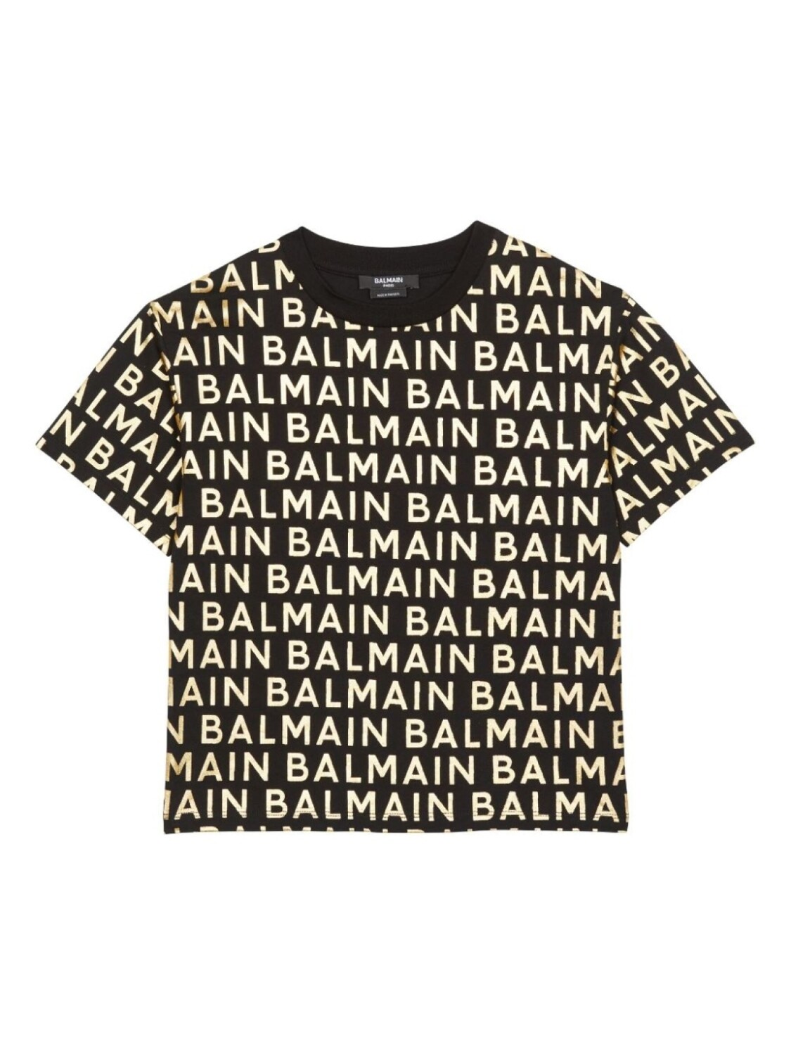 

Balmain Kids футболка с логотипом, черный