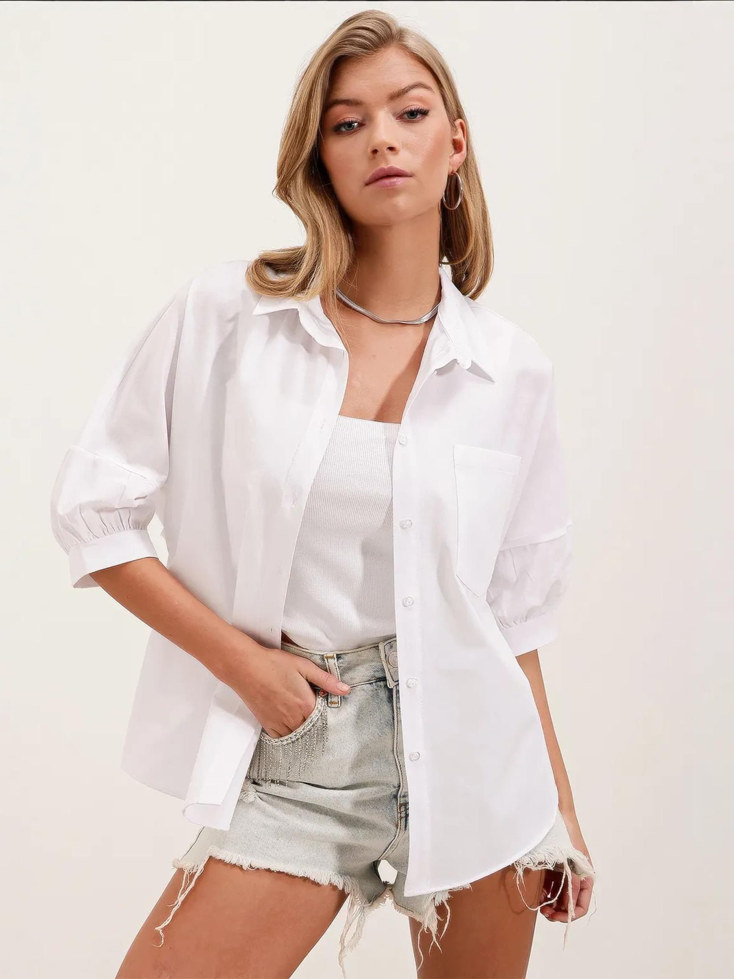 

Bigdart Блузка в белом цвете