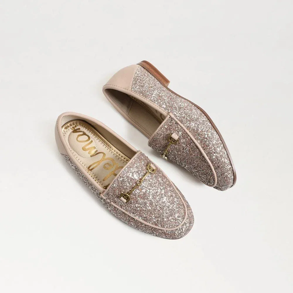 Детские лоферы Sam Edelman Loraine Bit, розовый цвет латте, мокасины с открытым носком, ZAP026 — фото 4