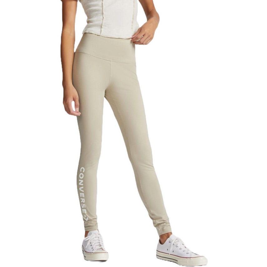 

Леггинсы Converse Wordmark, бежевые, женские