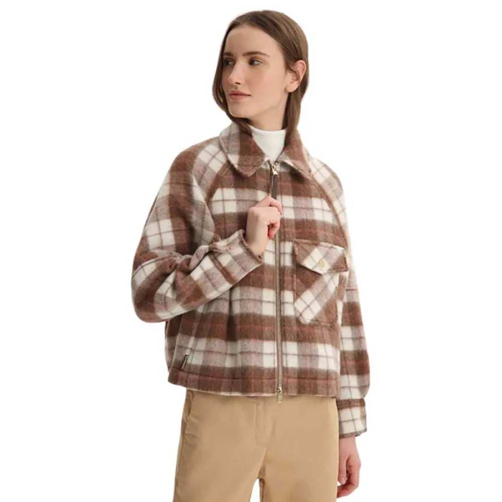 

Верхняя рубашка Woolrich Cozy Wool, коричневый