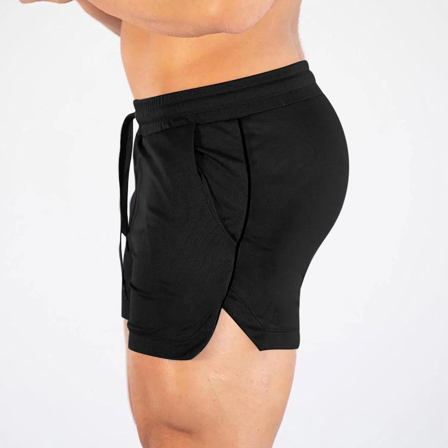 Мужские тренировочные шорты Quick-Dry Mesh, Black — фото 2
