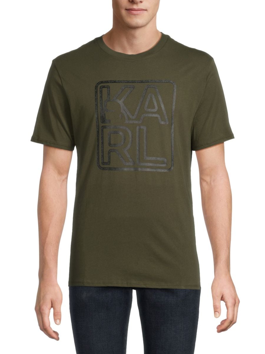 

Футболка с логотипом Karl Lagerfeld Paris, цвет Forest