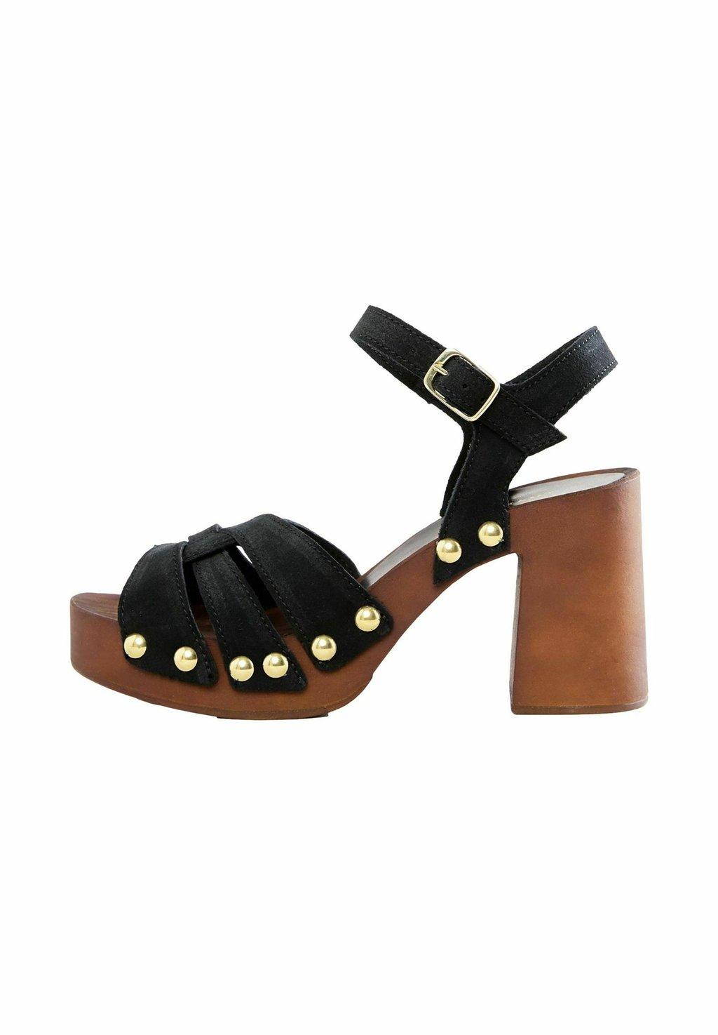Босоножки на платформе REGULAR FIT Love & Roses, черный