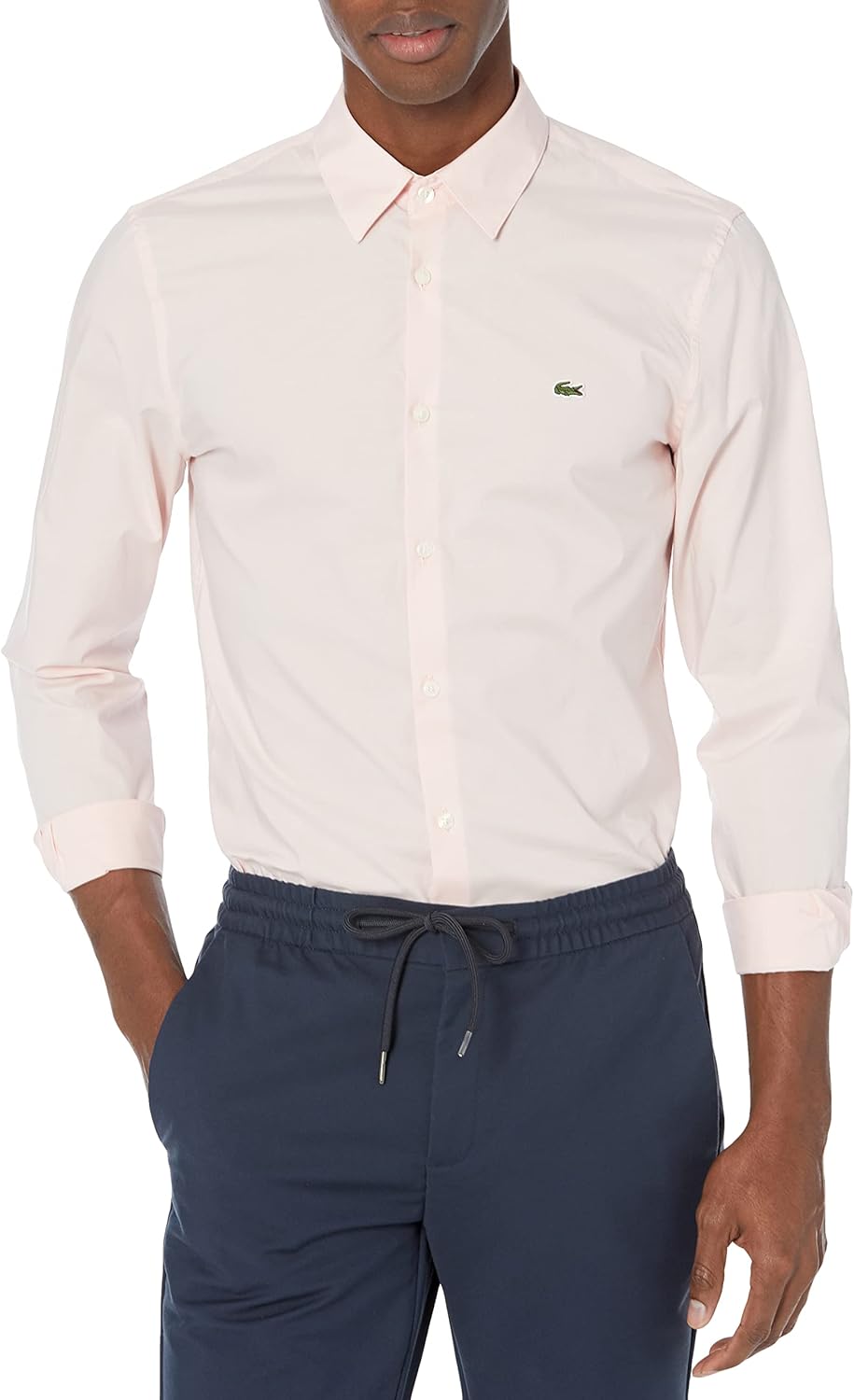 

Мужская рубашка Laceston Slim Fit из стрейч-хлопкового поплина Lacoste, Nidus
