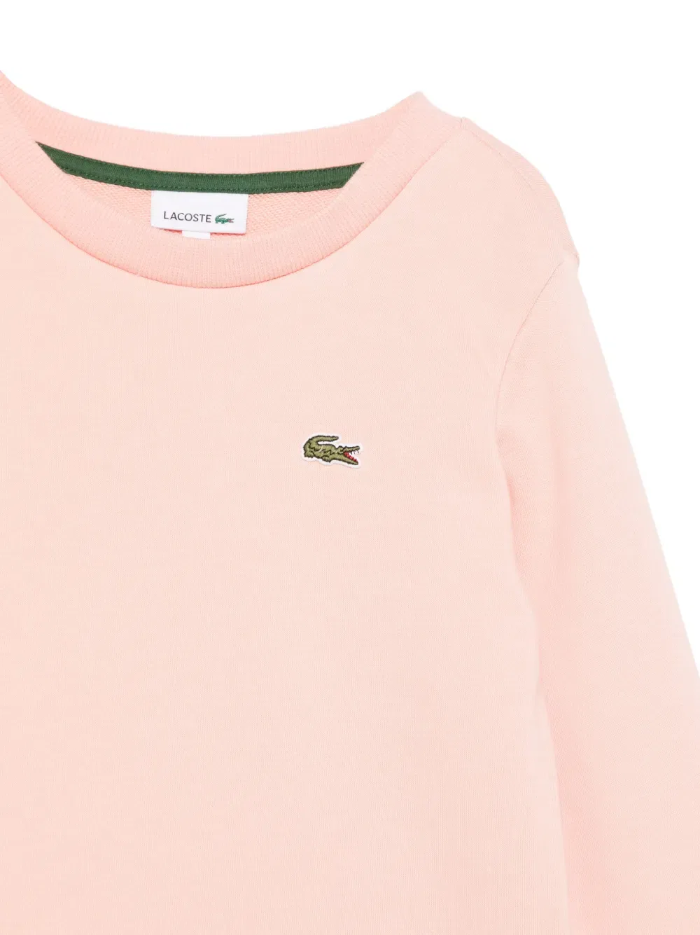 Свитер с логотипом Lacoste Kids, розовый — фото 3