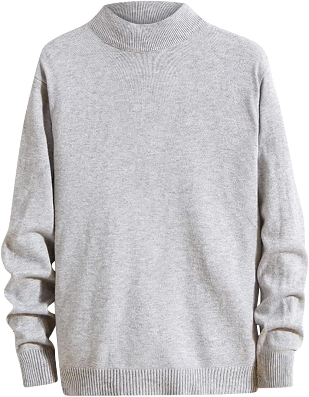 

Мужской вязаный свитер с воротником-стойкой Auwer