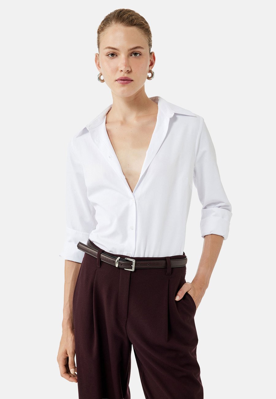 

Блуза Koton Button-down blouse, White