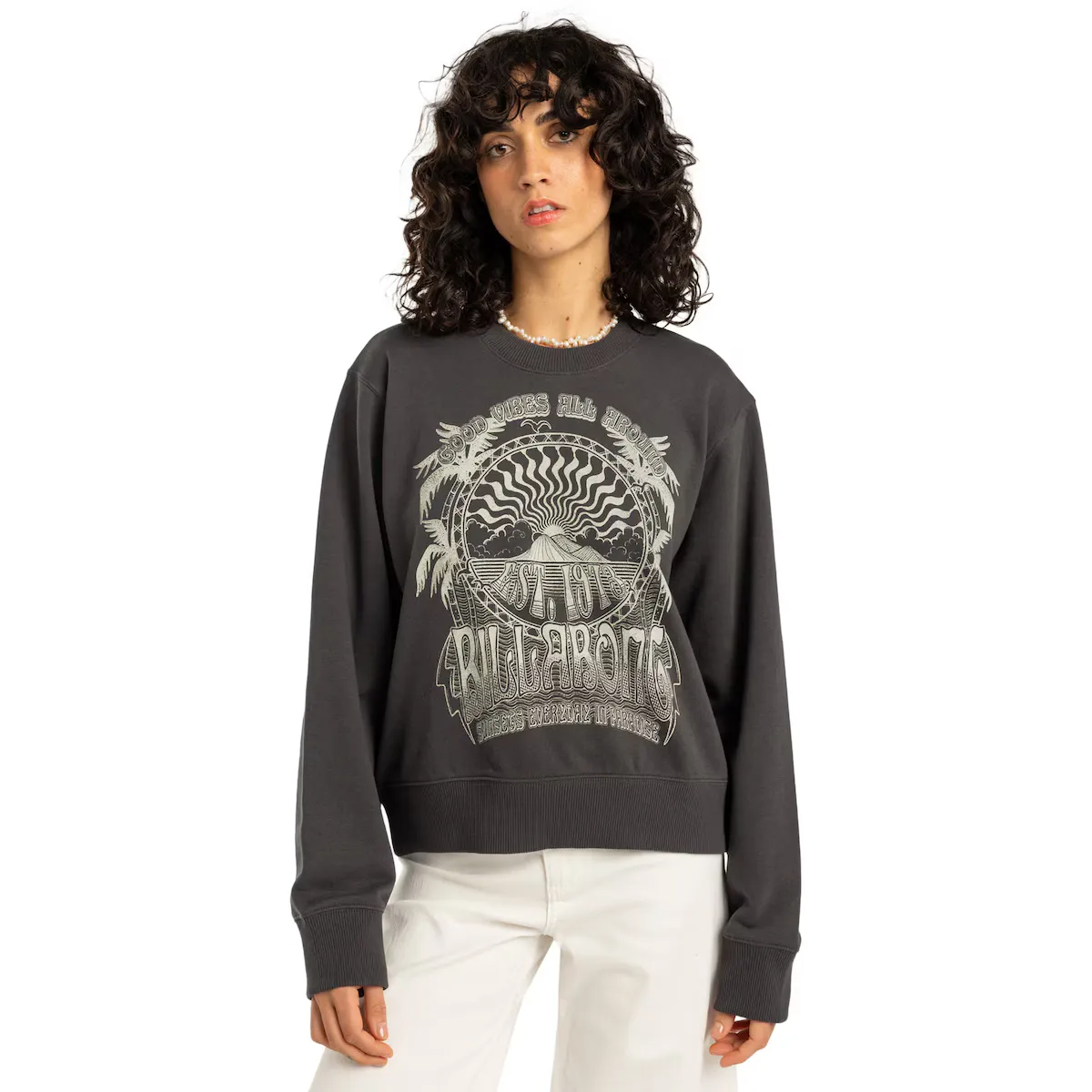 

Good Vibes Billabong Женская толстовка, чёрный