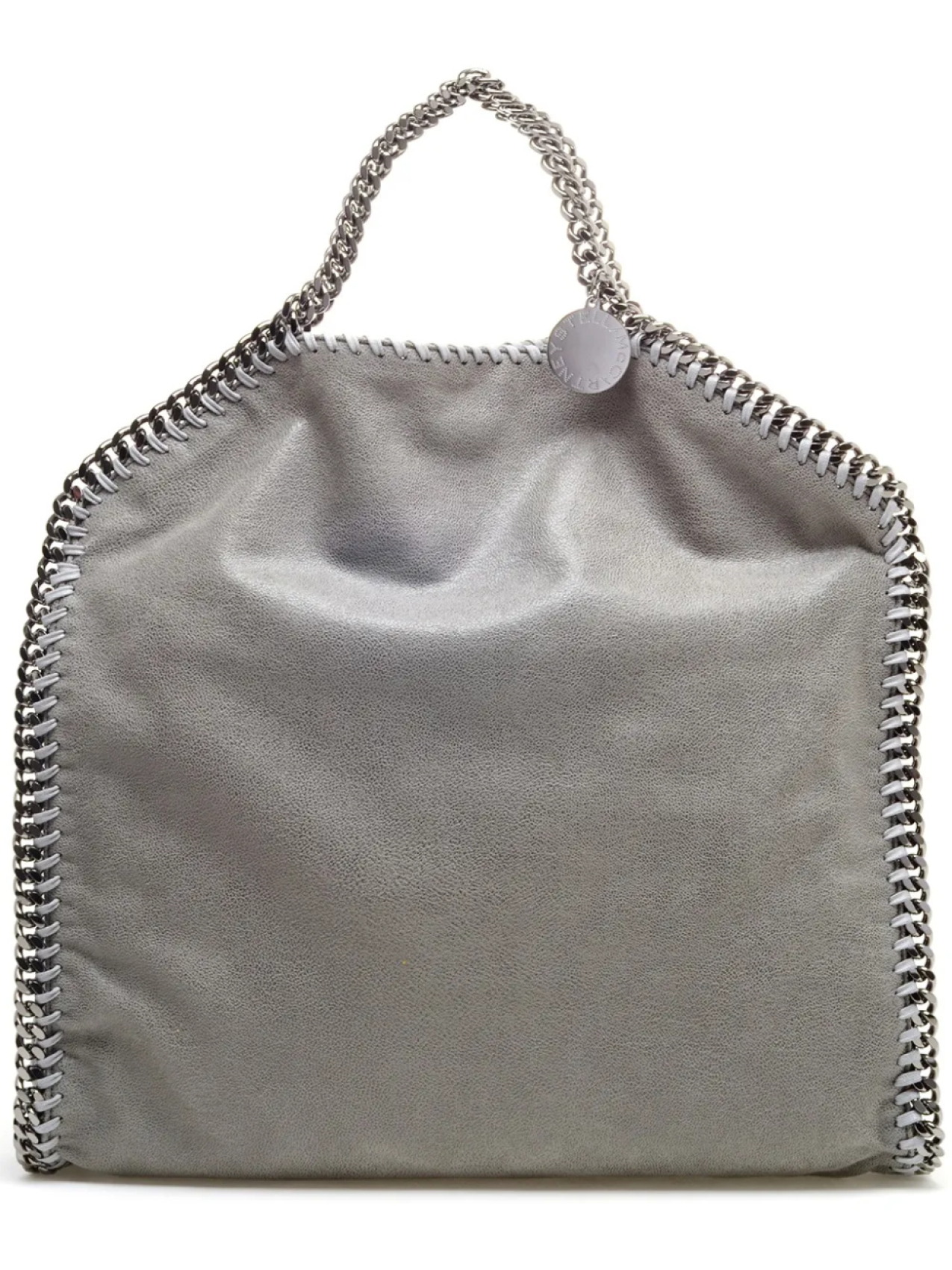

Сумка-тоут из искусственной замши Stella McCartney 'Falabella', серый