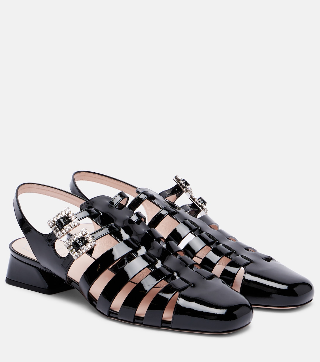 Лакированные сандалии Très Vivier 25 Roger Vivier, Nero