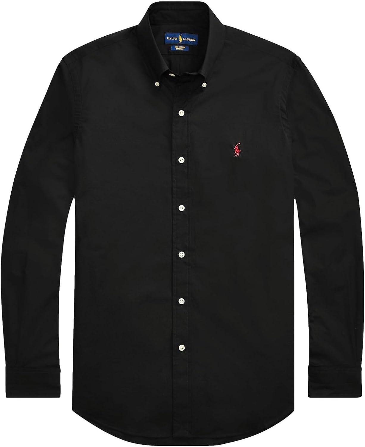 

POLO RALPH LAUREN Мужская классическая рубашка из поплина, Ralph Lauren Black