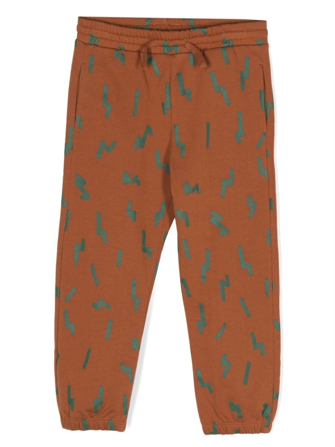 

Stella McCartney Kids спортивные брюки с графичным принтом, коричневый