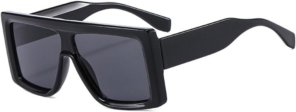 

Модные солнцезащитные очки большого размера 2027 года для женщин, винтажные очки в крупной оправе для мужчин, солнцезащитные очки с защитой от УФ-излучения UV400 MTZJH, Black