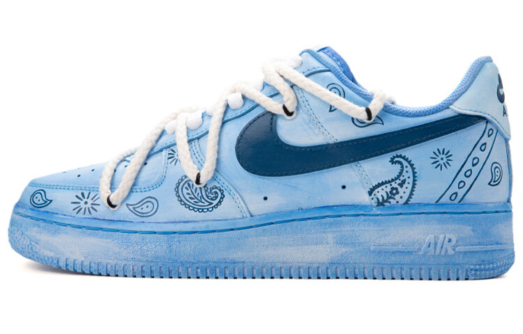 

Кроссовки для скейтбординга Air Force 1 женские низкие, синие/черные Nike, Черный, Кроссовки для скейтбординга Air Force 1 женские низкие, синие/черные Nike