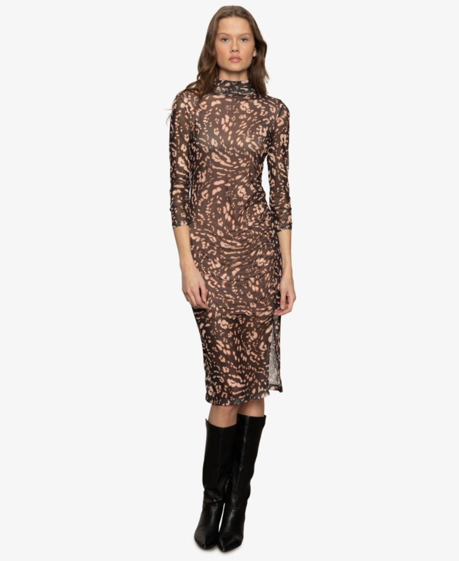 

Женское вечернее платье миди с длинными рукавами Sanctuary, Nocturnal