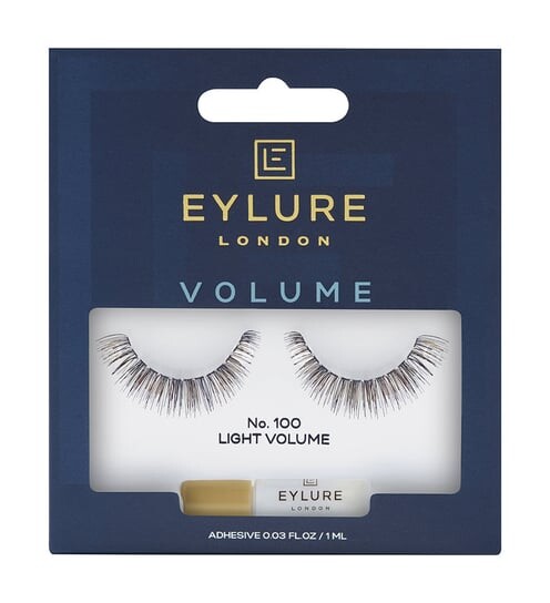 

Накладные ресницы Eylure, Volume Lashes с эффектом загущения клея №1. 100
