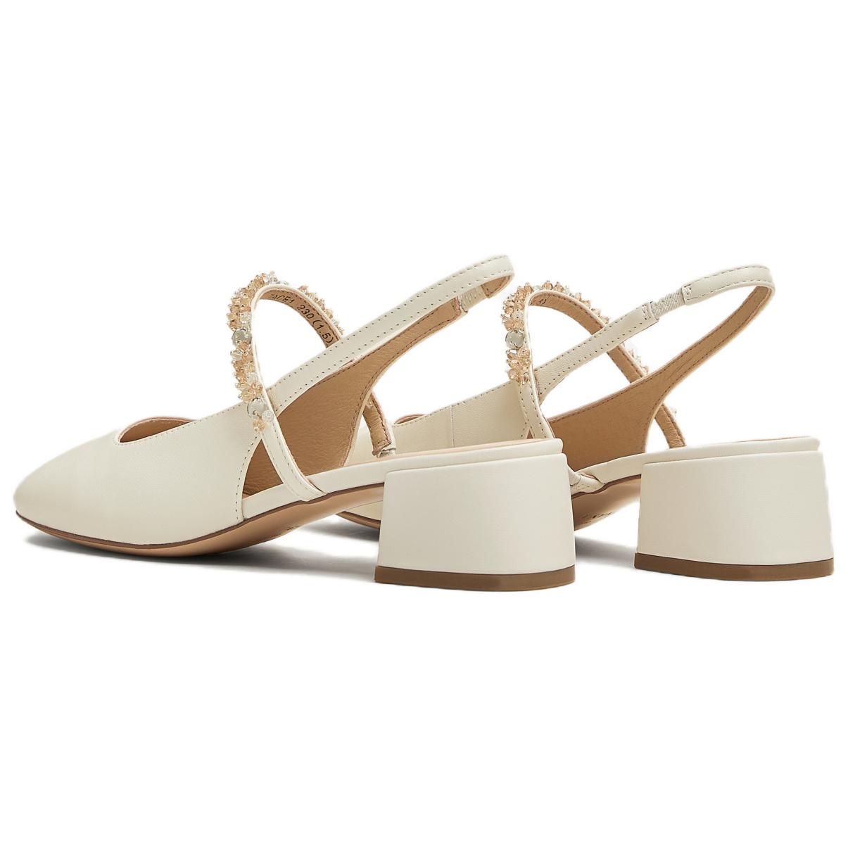 TATA Сандалии Starlight с одной лямкой женские белые, цвет White — фото 3