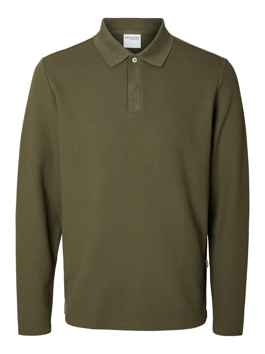 

Лонгслив SELECTED HOMME Shirt SLHFINLEY, оливковый