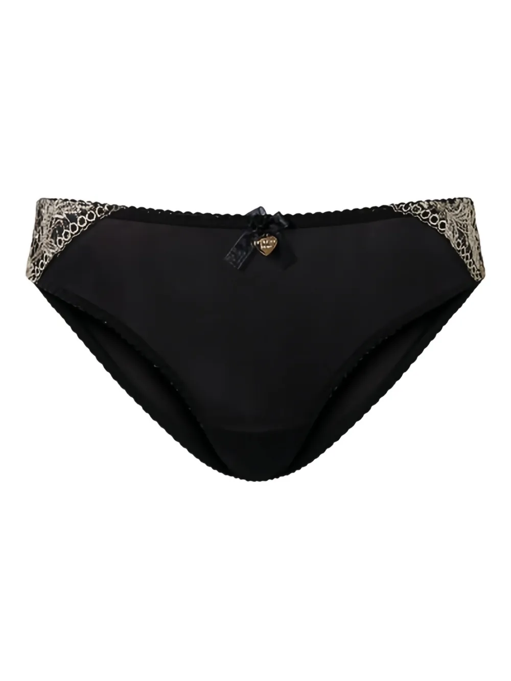 

Трусы-брифы с тюлем Twinset, черный