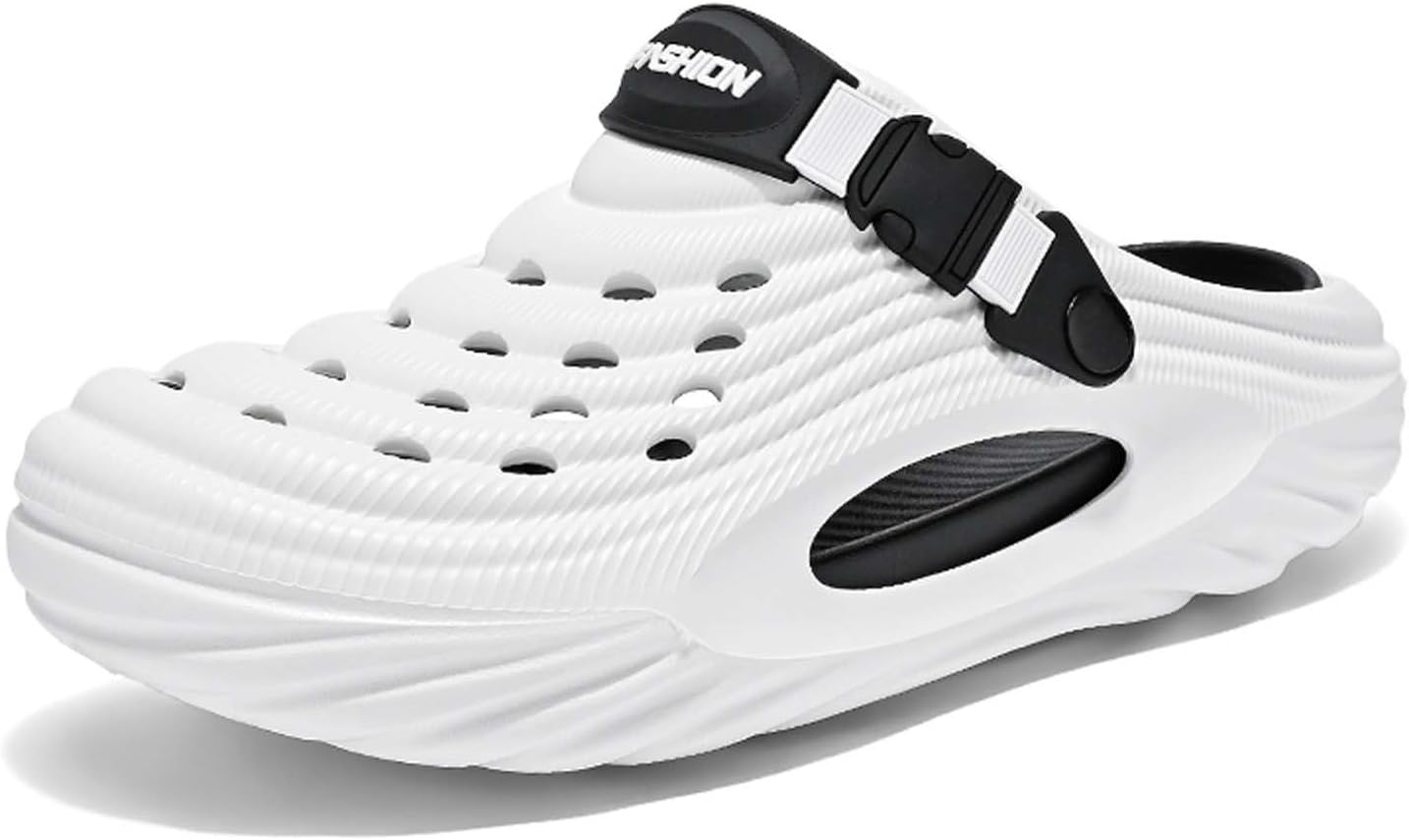 

Мужские летние тапочки дышащие удобные сандалии пляжная обувь легкие повседневные шлепанцы для прогулок Generic, белый
