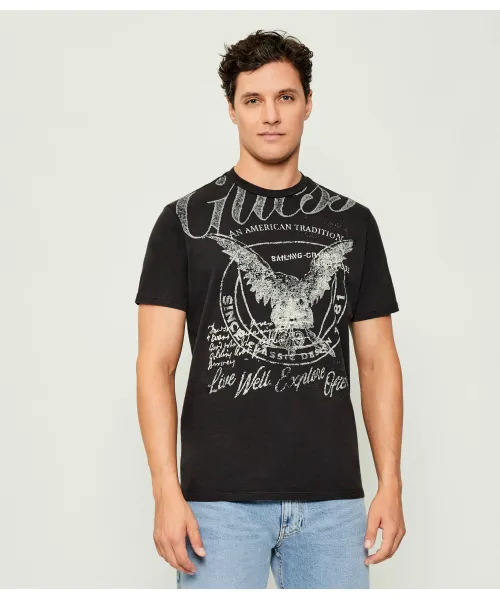 

Футболка Regular fit Guess Jeans, черный