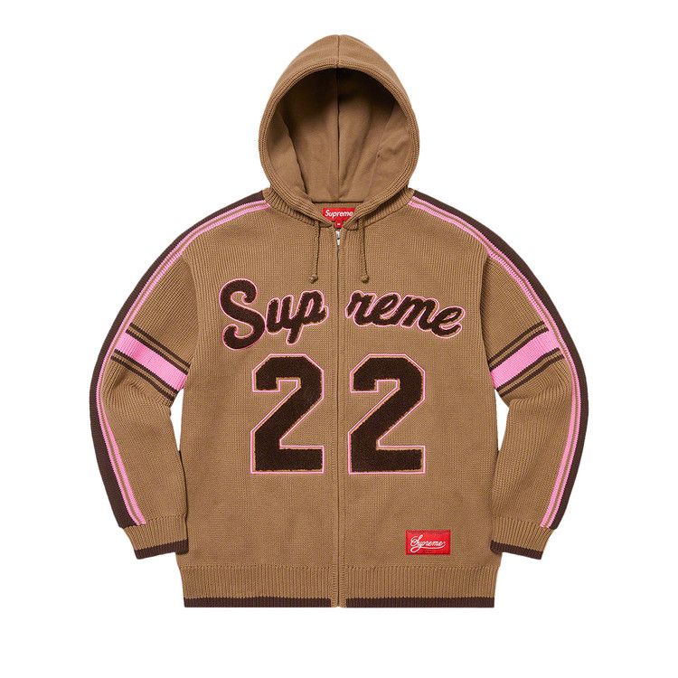 

Свитер Supreme Sport Zip Up Hooded Sweater, Light Brown