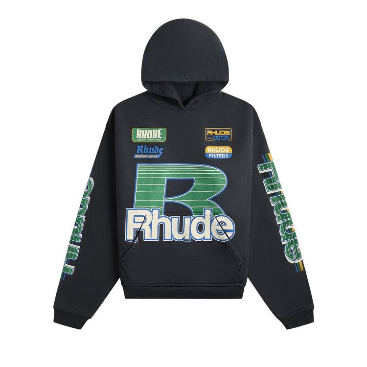 

Худи Rhude Roadway Racing Hoodie, Vintage Black