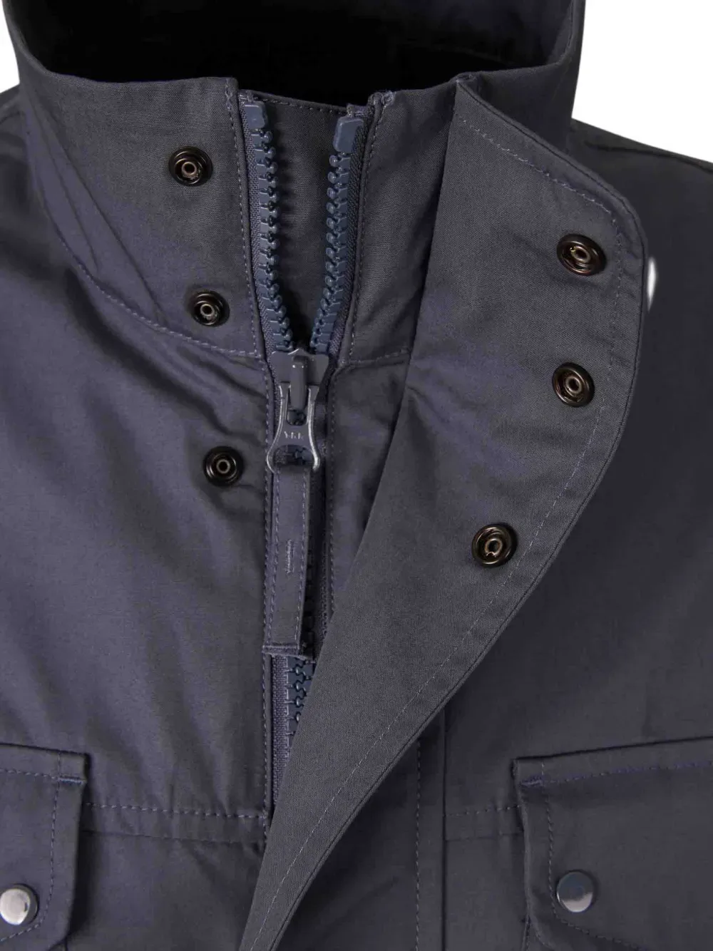 Жакет с застежкой на пуговицы и клапанами на карманах Stone Island, синий — фото 4
