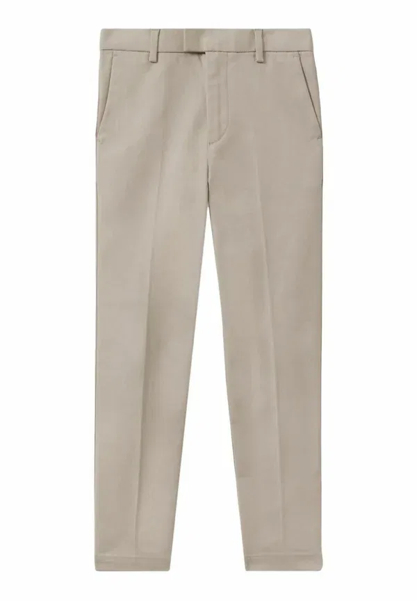 Брюки чинос Eastbury slim fit tapered chinos Reiss, камень
