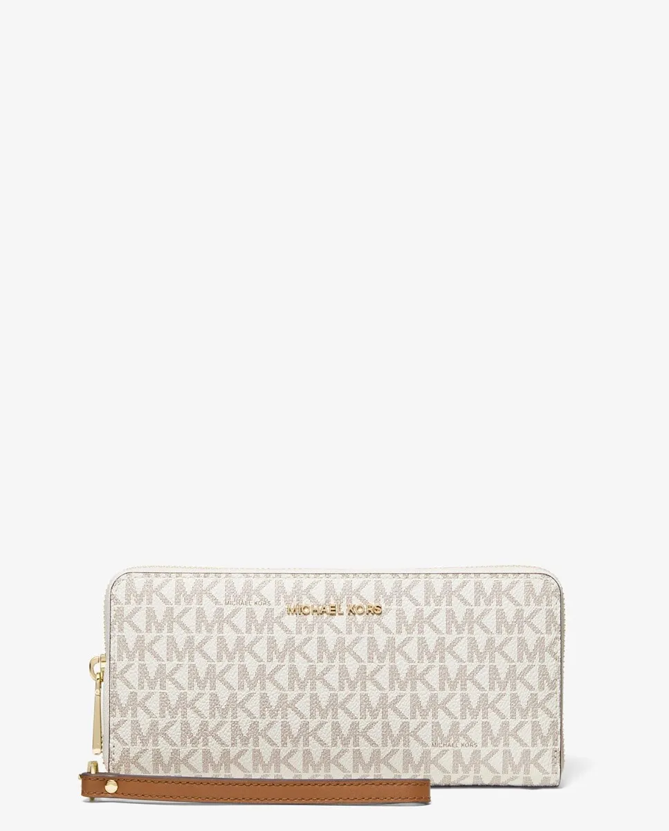 

Большой женский кошелек с логотипом Michael Michael Kors, темно-коричневый