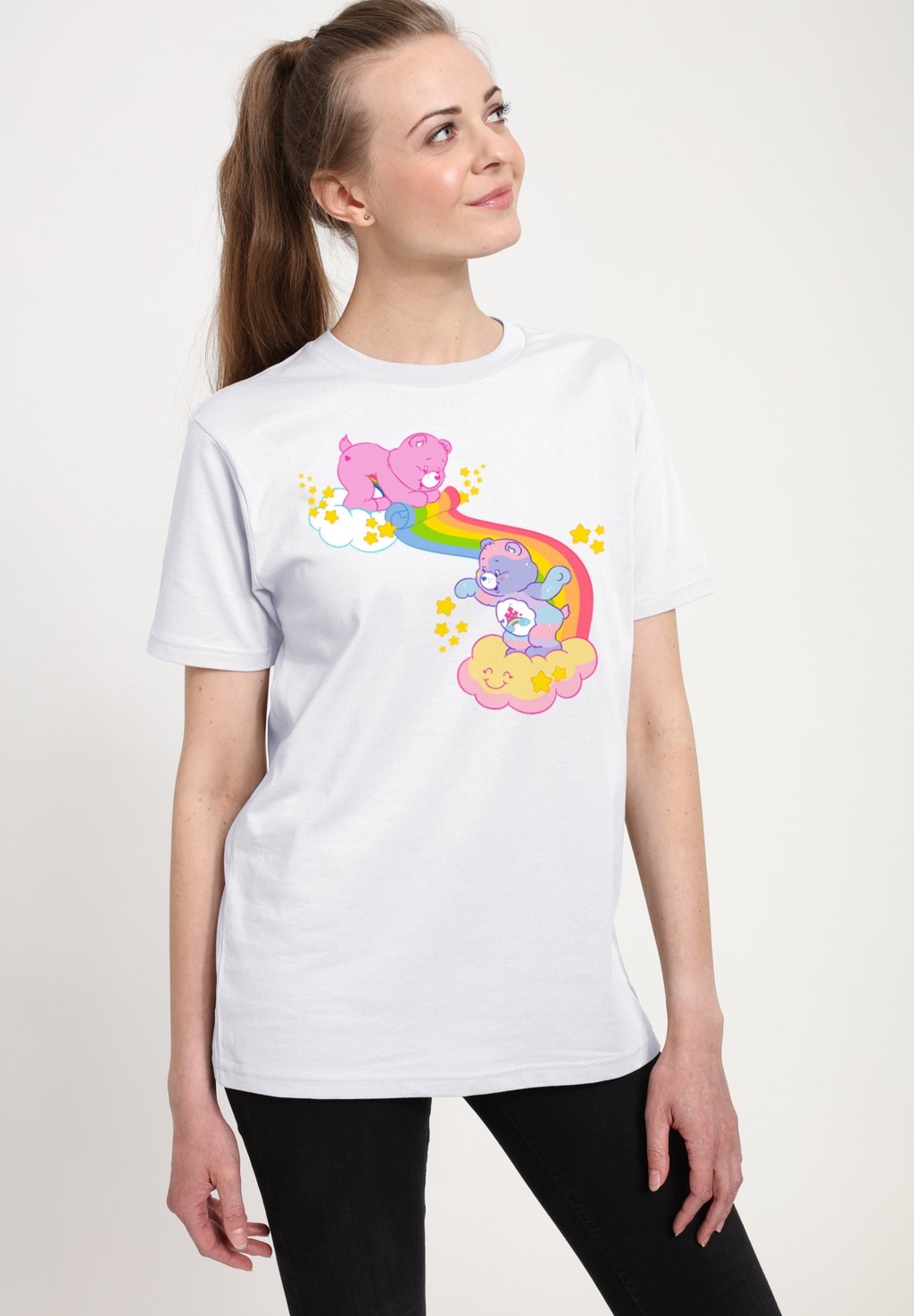 

Футболка с принтом CARE BEARS BEST FRIEND AND CHEER Henry Tiger, белый
