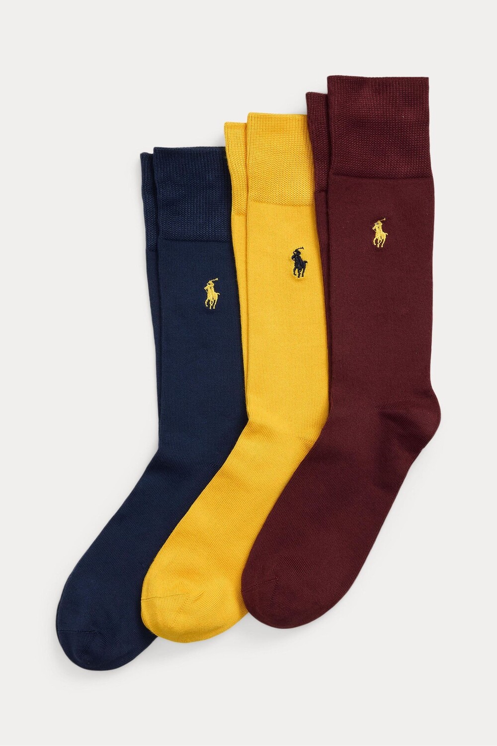 

Носки поло из чесаного хлопка bci, 3 упаковки Polo Ralph Lauren, красный