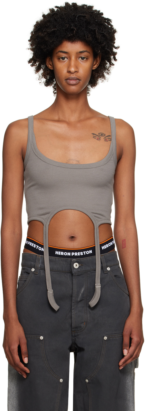 

Серый топ Hooks Heron Preston