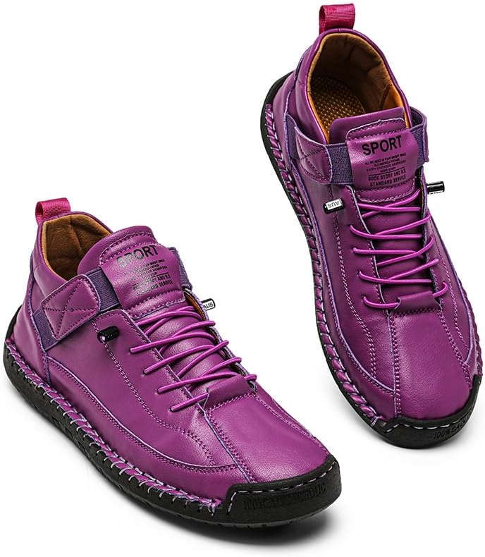 

Высокие кроссовки, спортивная обувь из кожи, с ручной строчкой, доступны в фиолетовом, белом и розовом цветах Generic