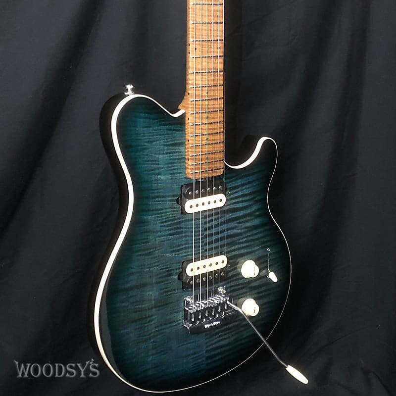 

Электрогитара Music Man Axis Super Sport Yucatan Blue Flame