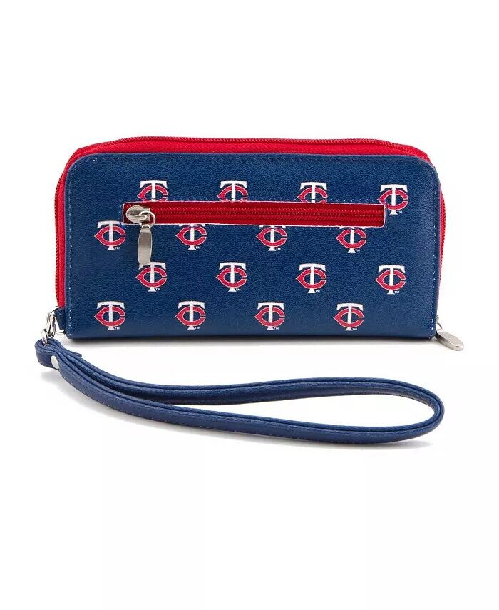 

Женский кошелек Minnesota Twins на молнии вокруг браслета Eagles Wings